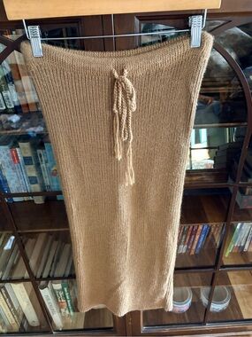 Wol Hide 100% Baby Alpaca Knit Midi Skirt